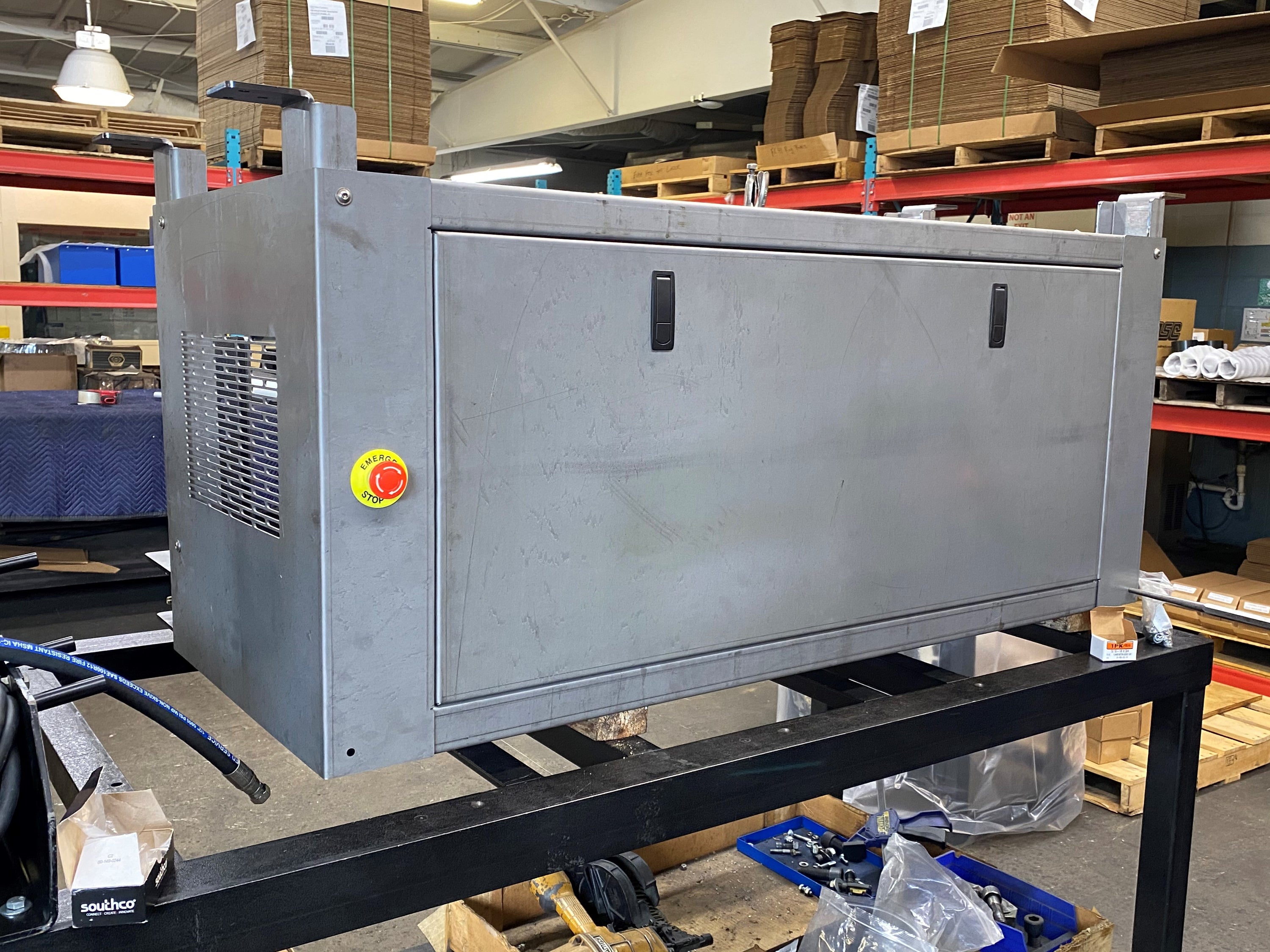 OP Machine and Fabrication generator underdeck enclosure custom fabrication