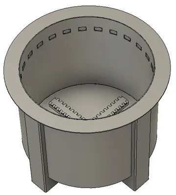 OP Machine and Fabrication smokeless fire pit with ventilation design
