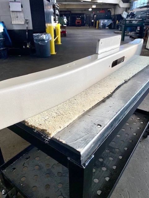 OP Machine and Fabrication custom metal fabrication work with textured surface